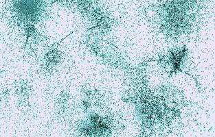 Abstract blue particle design forming a scattered pattern on a clean white background. photo