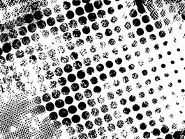 Abstract halftone texture featuring black dots transitioning into a distressed pattern on a white background, ideal for design overlays or artistic projects. photo