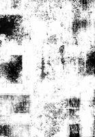 Distressed black and white grunge texture overlay with scattered specks and scratches, perfect for design elements or backgrounds. photo