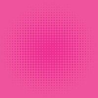 Bright pink halftone background. Halftone dots effect pattern. Background with dotted texture vector
