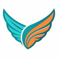 Modern Wing Design Illustration for Digital and Print Use vector