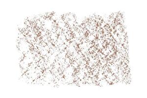Dirty old shabby horizontal surface smeared with mocha mousse paint watercolor with splashes and drops, grunge texture isolated on white background. vector