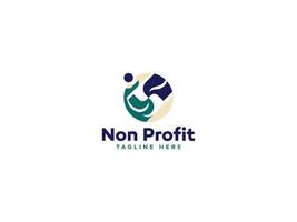 Resonant Nonprofit Logo Design, Echoing Community Values vector