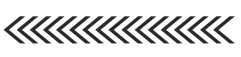 Slash line arrow grid, decorative diagonal divider. Geometric dashed barrier, tape or embroidery. Angled stripes, tilt pattern. vector