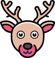 Icon of Reindeer vector