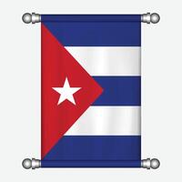 Cuban flag transparent vector