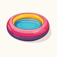 Vibrant Summer Pool for Water Activities vector