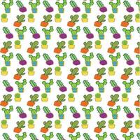 print of cactus vector