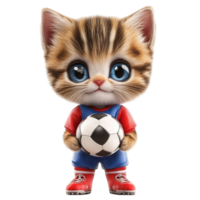 Orange Kitten Close-Up On Transparent Background png