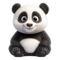 Panda Close-Up On Transparent Background png