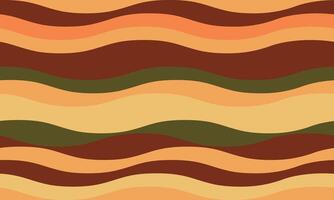 Abstract background with wavy stripes in vibrant colors, creating a rippled, liquid effect. Smooth curves and textured lines add elegance, vitality, and creativity. Ideal for wallpaper or textile. vector