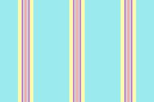 Dining stripe background fabric, blanket pattern lines seamless. Panjabi vertical textile texture in yellow and pink colors. vector