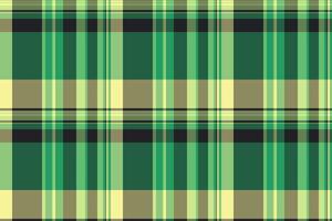 Strong pattern background seamless, border fabric check textile. Glamour texture plaid tartan in green and yellow colors. vector