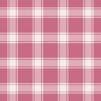 Volume seamless tartan background, tweed pattern check plaid. Nostalgia fabric textile texture in light and red colors. vector