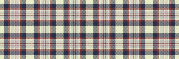 Upscale texture textile, pyjamas tartan fabric seamless. Structure plaid pattern background check in light and dark colors. vector
