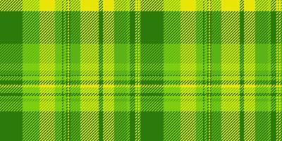 Menswear texture plaid, youth seamless background check. Multicultural textile tartan fabric pattern in green and bright colors. vector