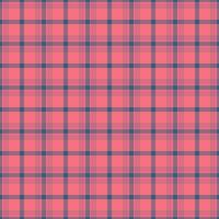 Calm plaid textile fabric, eps tartan seamless texture. Perfect check background pattern in red and cyan colors. vector