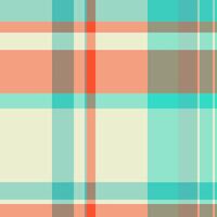 Celebrate pattern background, hat textile check plaid. Straight fabric seamless texture tartan in light and teal colors. vector