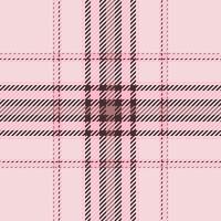 Plaid check pattern. Seamless fabric texture. Tartan textile print. vector