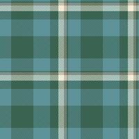 Hobby plaid check tartan, refresh background pattern . Floor fabric seamless textile texture in mint and cyan colors. vector