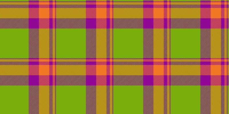 Canvas seamless textile, golf tartan check texture. Argyle background pattern plaid fabric in lime and mauveine colors.