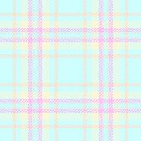 Invite tartan plaid, repeat background seamless texture. Everyday textile fabric check pattern in light and beige colors. vector