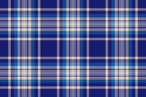 Simplicity tartan seamless , trendy fabric textile background. Custom texture pattern plaid check in light and midnight blue colors. vector
