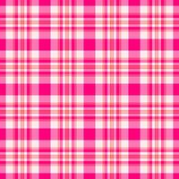 Decorate fabric texture check, amazing background textile pattern. Guy seamless tartan plaid in red and pink colors. vector
