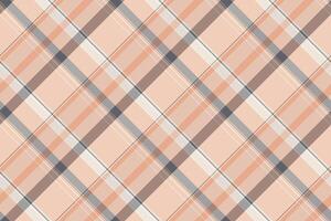 Pyjamas seamless texture pattern, platform fabric check . Mid tartan plaid background textile in light and white colors. vector