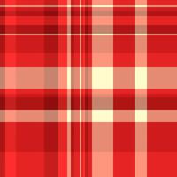Packaging plaid texture pattern, sketching textile check seamless. Festive background tartan fabric in red and lust colors. vector