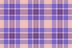 Madras background fabric tartan, mexican check pattern. Back to school textile plaid texture seamless in indigo and light colors. vector