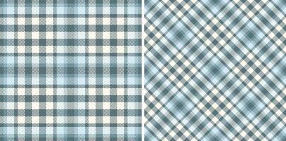 Tartan textile pattern of background plaid texture with a fabric check seamless. Set in popular colors of buffalo fashion for a rustic look. vector