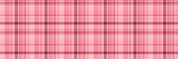 Wedding pattern seamless background, copy space tartan fabric. Grunge plaid check textile texture in red and light pink colors. vector