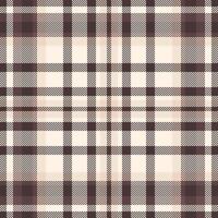 Formal fabric texture, curtain tartan background check. Goose seamless textile plaid pattern in old lace and dark colors. vector