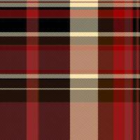 Group fabric seamless , graceful pattern check texture. Variety background tartan textile plaid in red and black colors. vector