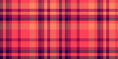 Premium fabric pattern seamless, close up plaid tartan background. Yuletide texture check textile in red and pink colors. vector