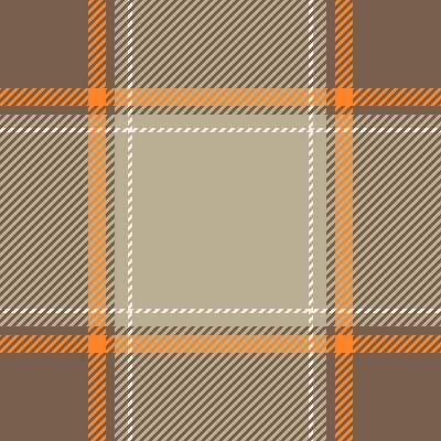 Manufacturing tartan texture , fur check plaid seamless. Collection pattern textile background fabric in orange and pastel colors.