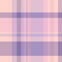 Border seamless textile background, drapery tartan texture fabric. Home check pattern plaid in light and pastel colors. vector