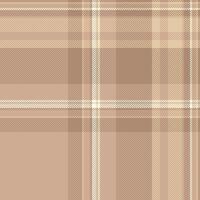 Outside fabric seamless, october tartan texture pattern. Furry background plaid textile check in light and orange colors. vector
