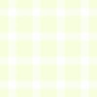 Delicate seamless textile, glamor pattern fabric texture. Summertime tartan background check plaid in ivory and light colors. vector
