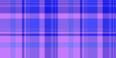 Graph fabric background, premium check pattern seamless. Quiet tartan textile texture plaid in indigo and violet colors. vector
