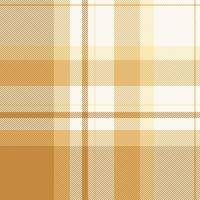 Present texture pattern, checking seamless tartan background. Domestic fabric textile plaid check in sea shell and orange colors. vector