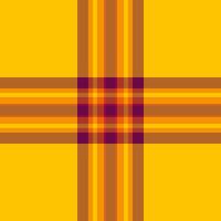 Ribbon seamless check background, length plaid texture textile. Valentine pattern tartan fabric in bright and golden poppy colors. vector