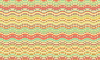 Abstract background with wavy stripes in vibrant colors, creating a rippled, liquid effect. Smooth curves and textured lines add elegance, vitality, and creativity. Ideal for wallpaper or textile. vector