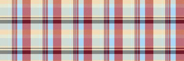 Celebrate check textile tartan, british seamless background . Stripped pattern texture fabric plaid in cyan and wheat colors. vector