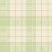 Fashioned check textile, spring tartan pattern plaid. Rough background seamless texture fabric in light color. vector