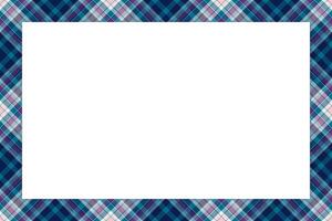 Vintage frame . Scottish border pattern retro style. Tartan plaid ornament. vector