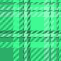 Rectangle textile tartan pattern, yard check plaid fabric. Panjabi background seamless texture in green color. vector