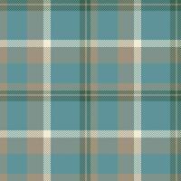 Dogtooth tartan pattern check, fiber texture plaid. Sample fabric background textile seamless in cyan and pastel colors. vector