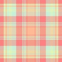 Diagonal check background textile, ornamental fabric texture plaid. Order pattern tartan seamless in light and red colors. vector